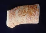 MSJ2A-5-6-2/motul:144 || Outcurved bowl. Red background Polychrome. Possible jaguar motif.