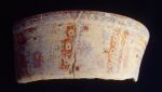 MSJ2A-3-17-1/motul:146 || Outcurved dish/bowl. Paired Symbols Style. Pink slip.