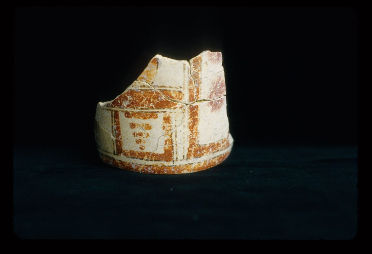 MSJ2A-5-6-6/motul:315 || Gabeta 3. Vase. Palace scene.