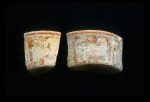 MSJ2A-5-6-17/motul:345 || Outcurved dish/bowl; Paired Symbols Style.
