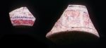 two pieces: Ik style. Maya Motul de San Jose collection of whole and partial polychrome vessels of Late Classic period.