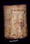 Vessel; partial; Ik style. Maya Motul de San Jose collection of whole and partial polychrome vessels of Late Classic period.